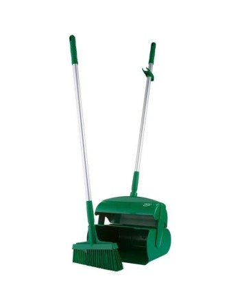 Vikan 56612 Dustpan Set with Broom, Closed, 370 mm, Green - [DefendUse.com] -  - Remco Commercial Cleaning