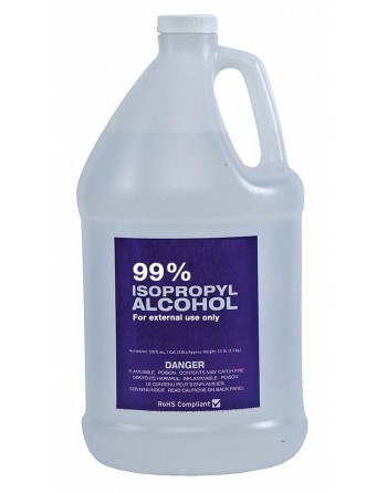 DEFENDUSE IPA99-4X4 Isopropyl Rubbing Alcohol 99%, Antiseptic, External Use Only, 4L Jug - [DefendUse.com] - IPA99-4X4 - Isoprop