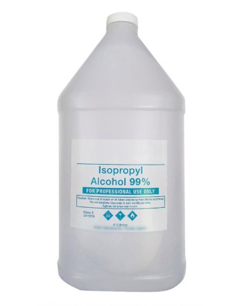 ISO99-4L Isopropyl Rubbing Alcohol 99%, Topical Antiseptic, Made in Canada, 4L Jug - [DefendUse.com] - ISO70-4L-TS - Isopropyl A