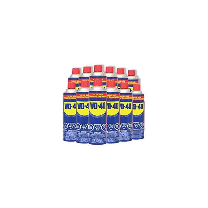 WD-40 01103 Multi-Use Product 411g Can, Case of 12 - [DefendUse.com] - 01103 - WD-40
