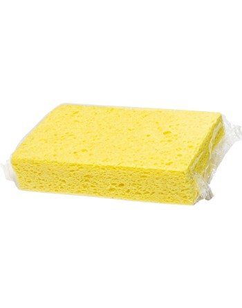 Cellulose Sponges, 6'' x 3.5" x 1", Dishwashing, Pack of 50 - [DefendUse.com] - 00661 - Sponges & Scour Pads