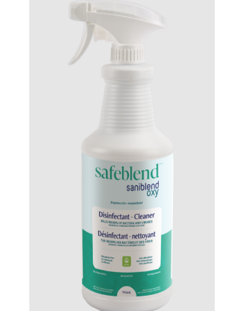 SAFEBLEND SRXPX0D OXY Peppermint Oil Disinfectant Cleaner, Jug, 950 mL, Case of 12 - [DefendUse.com] - SRXPX0D - Safeblend™ 