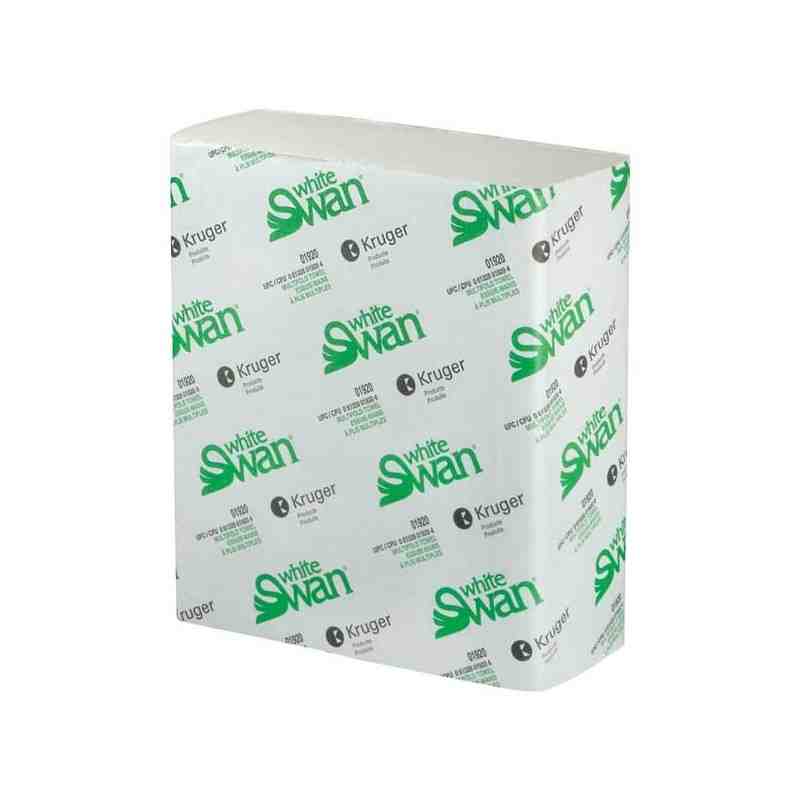 Kruger 01920 White Swan Multi Fold Hand Towel, White, 334 Sheets/Pack, 12 Packs/Case - [DefendUse.com] - 01920 - Kruger Inc - Ti