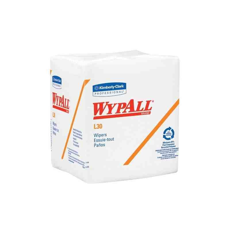 Kimberly-Clark Professional 05812 Wypall L30 Economizer Wipers Wht Q-Fold 12Bx-Ca - [DefendUse.com] - 05812 - WypAll® Economizer
