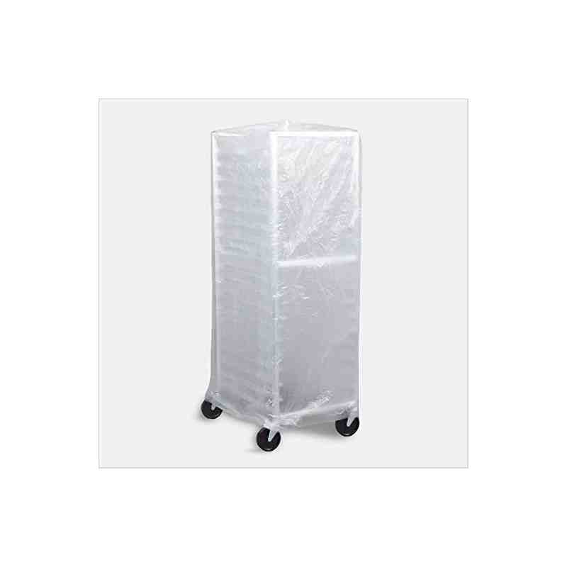 DEFENDUSE 52" x 80" Disposable .6 Mil Bun Pan Rack Covers - 50/Roll, Pack of 50 - [DefendUse.com] - BP52X80X0.6 - Bun Pan Rack C
