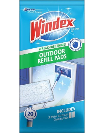 Windex 59200706943 Outdoor Retail-All In One Glass Refill, 9 CT, Case of 9 - [DefendUse.com] - 59200706943 - Windex®