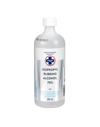 PSP Isopropyl Rubbing Alcohol 70% - 500ml - [DefendUse.com] - 657 - Isopropyl Alcohol