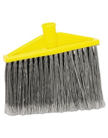 RUBBERMAID 2139502 10-1/2 in. Replacement Angle Broom Head in Grey - [DefendUse.com] - 2139502 - Brooms