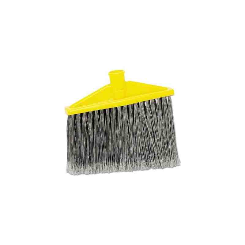 RUBBERMAID 2139502 10-1/2 in. Replacement Angle Broom Head in Grey - [DefendUse.com] - 2139502 - Brooms