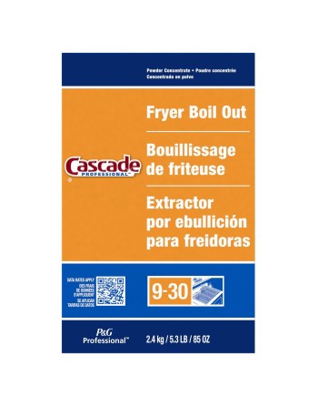 P&G Cascade® Professional Fryer Boil-Out, Boil Out, Case of 6/2.4KG - [DefendUse.com] - 10037000590979 - Cascade®

