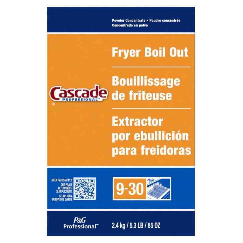 P&G Cascade® Professional Fryer Boil-Out, Boil Out, Case of 6/2.4KG - [DefendUse.com] - 10037000590979 - Cascade®
