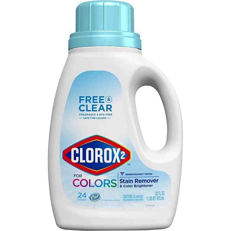 CLOROX 01145 Clorox 2 Laundry Stain Fighter, Sensitive Skin, For Colors, Sensitive Skin, 975mL, Case of 6 - [DefendUse.com] - 01