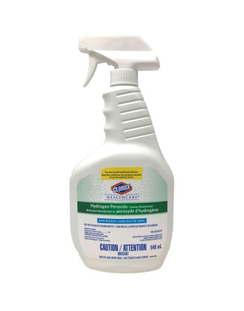 CLOROX 01670 Health Hydrogen Peroxide Disinfectant Cleaner, Case of 9/946ml - [DefendUse.com] - 01670 - Clorox® Cleaning & Disin
