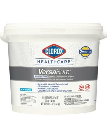 Clorox 31759 Healthcare® VersaSure™ Surface Disinfectant Cleaner Wipe 110 Count, Case of 2 - [DefendUse.com] - 31759 - Clorox® C