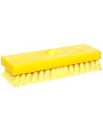 Rubbermaid FG9B5100YEL Plastic Acid Brush, Tampico and Synthetic Fill, 8-Inch Length, Yellow (FG9B5100) - [DefendUse.com] - FG9B