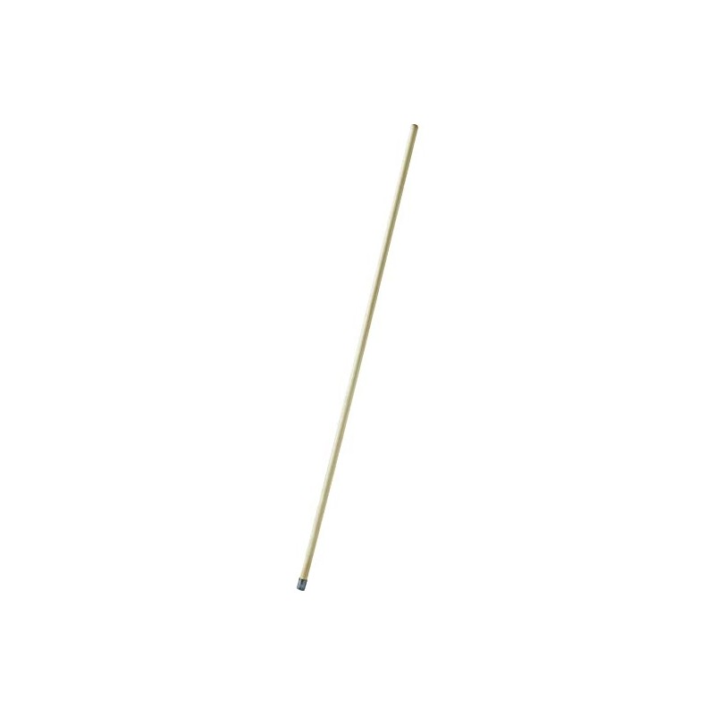 Rubbermaid FGH316000000 Wet Mop Handle, Screw-On, Hardwood with Metal Cap, 60" (Pack of 12) - [DefendUse.com] - FGH316000000 - M
