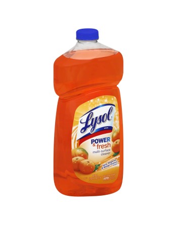 Lysol® 59631-78910 All Purpose Cleaner, Pour, Orange, 1.2 L, Multi Surface Cleaner, 9/1.2L[CB789102] - [DefendUse.com] - 1005963