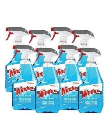 SC JOHNSON 10019800003095 Windex® Glass Cleaner with Ammonia-D®, Trigger Bottle, Case of 8 - [DefendUse.com] - 10019800003095 - 