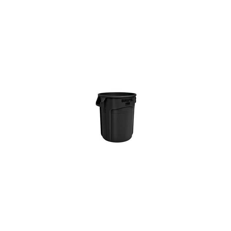 Rubbermaid 1926827 Brute Container Vented 10G - Black[2610] - [DefendUse.com] - 1926827 - Brute® Trash Cans