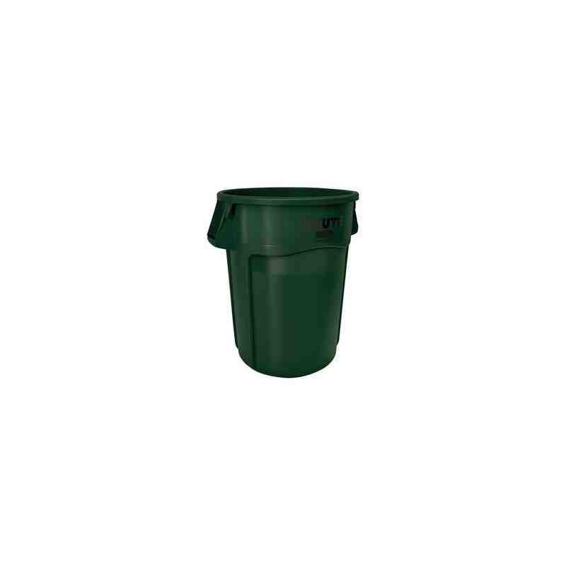 Rubbermaid 1779741 Brute Container Vented 44G - Dark Green [2643] - [DefendUse.com] - 1779741 - Brute® Trash Cans