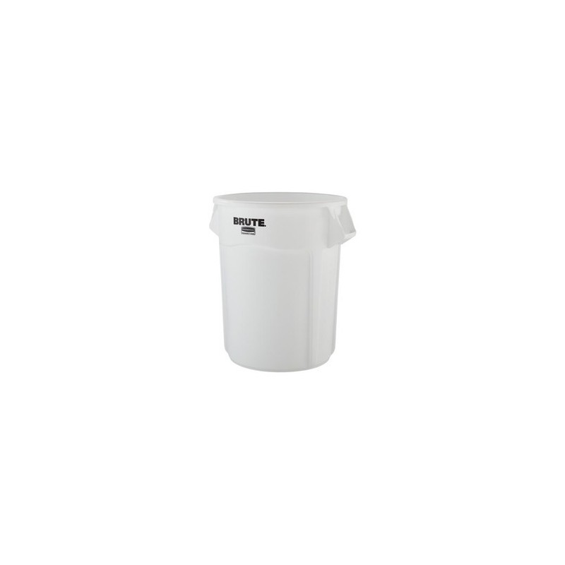 Rubbermaid 1779740 Brute Container Vented 44G - White [2643] - [DefendUse.com] - 1779740 - Brute® Trash Cans