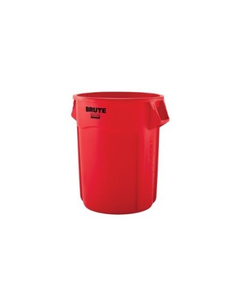 Rubbermaid FG265500RED Brute Container Vented 55G - Red - [DefendUse.com] - FG265500RED - Brute® Trash Cans