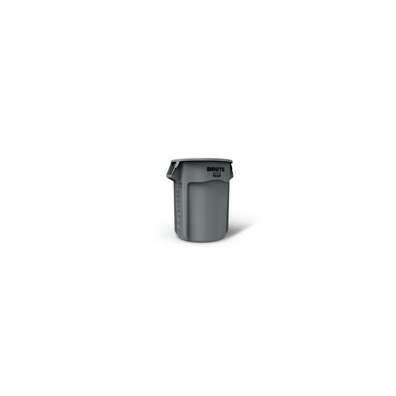 Rubbermaid FG265588GRAY Brute Container Straightwall 55G - Gray - [DefendUse.com] - FG265588GRAY - Brute® Trash Cans