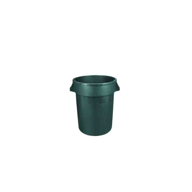 Rubbermaid 1892473 Brute Container Straightwall Unbrand 32G - Green - [DefendUse.com] - 1892473 - Brute® Trash Cans