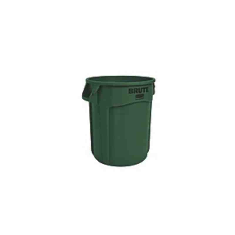 Rubbermaid 1926828 Brute Container Vented 20G with Recycling - Green[2620] - [DefendUse.com] - 1926828 - Brute® Trash Cans