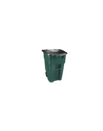 Rubbermaid 1829411 Brute Rollout Container - 50G - Green[9W27] - [DefendUse.com] - 1829411 - Brute® Trash Cans
