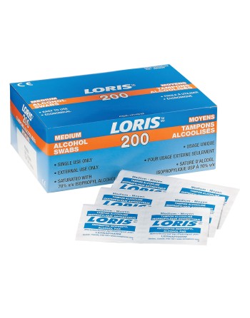 Loris FAAW200 Antiseptic Wipe, 200 - [DefendUse.com] - FAAW200 - Loris