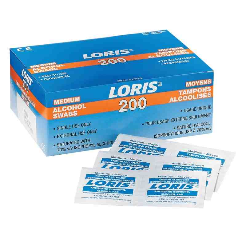Loris FAAW200 Antiseptic Wipe, 200 - [DefendUse.com] - FAAW200 - Loris
