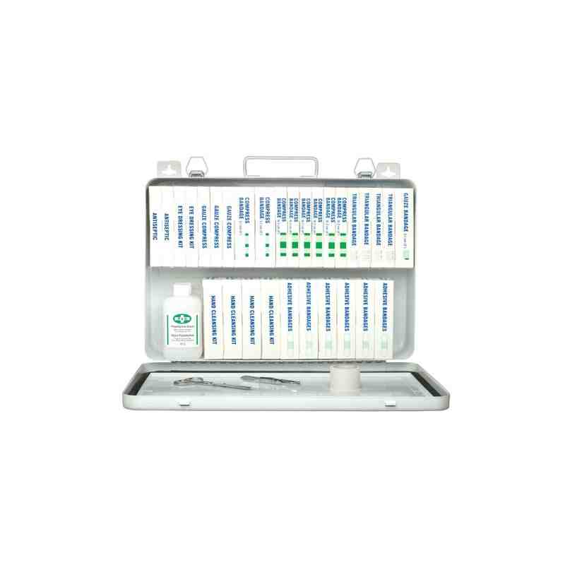 Occupational Health And Safety Regulation First Aid Kits, Yukon, Metal Box, Unitized - [DefendUse.com] - 51345 - SAFECROSS