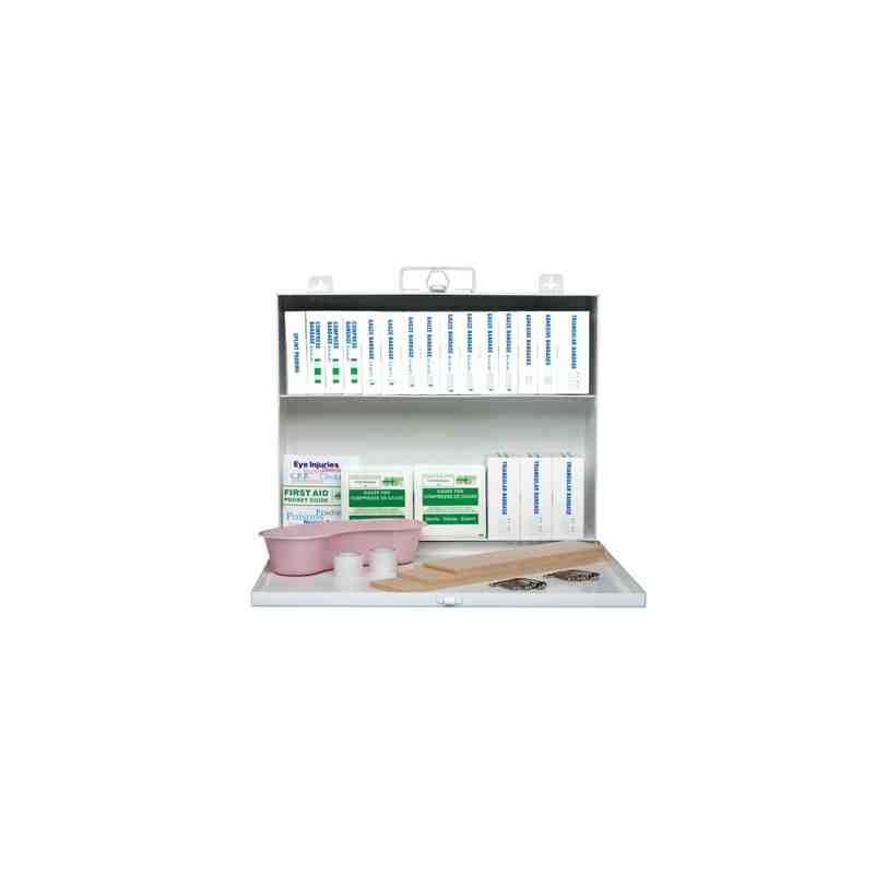 Regulation First Aid Kits, Ontario, Metal Box, Unitized - [DefendUse.com] - 50448 - SAFECROSS