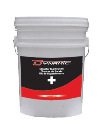 Emergency Preparedness First Aid Kit, Class 1 Medical Device, Bucket - [DefendUse.com] - FAKSURBK53 - DYNAMIC SAFETY