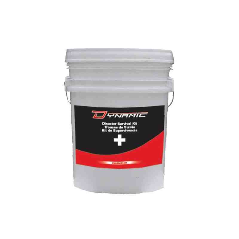 Emergency Preparedness First Aid Kit, Class 1 Medical Device, Bucket - [DefendUse.com] - FAKSURBK53 - DYNAMIC SAFETY