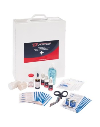 General-Purpose Industrial First Aid Kit, Class 1 Medical Device, Metal Box - [DefendUse.com] - FAK40 - DYNAMIC SAFETY