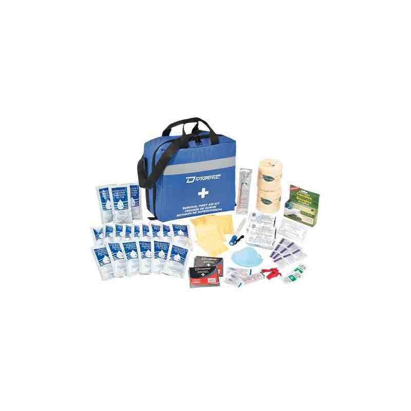 Emergency Preparedness First Aid Kit, Class 1 Medical Device, Nylon Bag - [DefendUse.com] - FASURV23 - DYNAMIC SAFETY