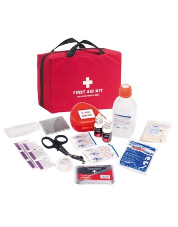First Responder First Aid Kit, Class 1 Medical Device, Nylon Bag - [DefendUse.com] - FAKFR1BN - DYNAMIC SAFETY