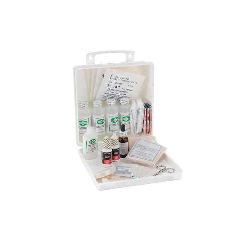 Burn First Aid Kit for Welders, Class 1 Medical Device, Plastic Box - [DefendUse.com] - FAKWELDXBP - DYNAMIC SAFETY