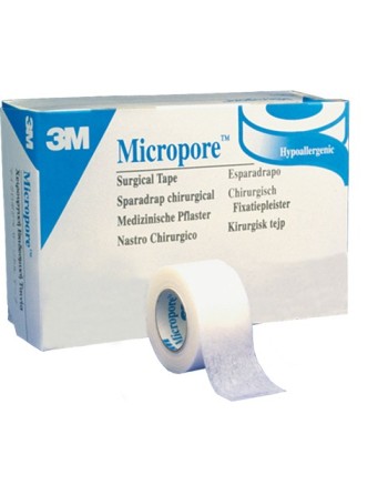 3M™ Micropore™ Surgical Tape, Class 1, 30' L x 1" W - [DefendUse.com] - 1530-1 - 3M Medical