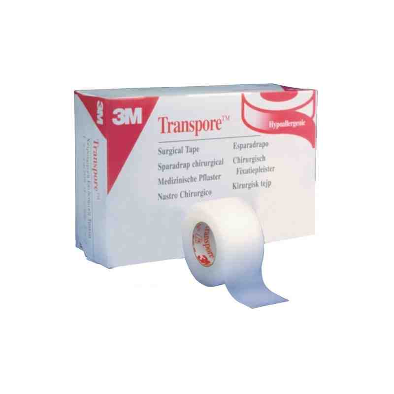 3M™ Transpore™ Surgical Tape, Class 1, 30' L x 1" W - [DefendUse.com] - 1527-1 - 3M Medical