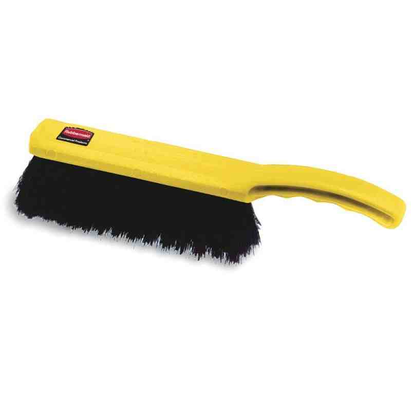 Rubbermaid FG634200SILV 8" Plastic Block Counter Brush Flagged Polypropylene Fill - [DefendUse.com] - FG634200SILV - Brushes