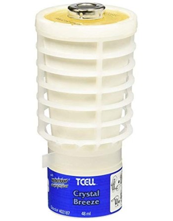Rubbermaid FG402187 TCell Odor Control System Refill, Crystal Breeze