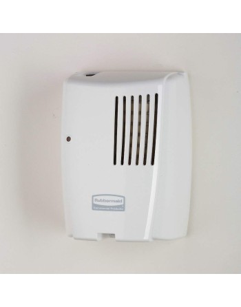 Rubbermaid 1793544 TCell Automated Odor-Controlling Aerosol Air Care System, with Fan, White - [DefendUse.com] - 1793544 - Tcell