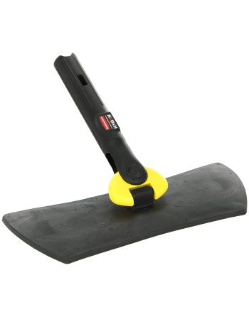 Rubbermaid FGQ85500BK00 HYGEN 11" Black Quick-Connect Flexi-Frame Microfiber Wet / Dry Mop Frame - [DefendUse.com] - FGQ85500BK0