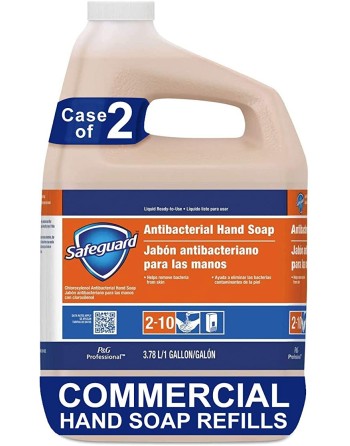 Procter & Gamble 37000-65566  Safeguard, Antibacterial Hand Soap Case, Pack of 2 x 3.78 l - [DefendUse.com] - 37000-65566 - Home