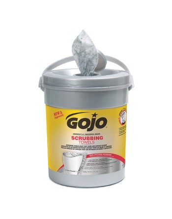 GOJO® 6396-06 Scrubbing Towels Heavy Duty Wipes 72 Count Canister - 6/Case - [DefendUse.com] - 6396-06 - Purell® GOJO Industries