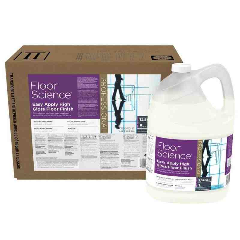 Diversey CBD540458 Floor Science, Premium High Gloss Floor Finish, Case of 4/3.78L - [DefendUse.com] - CBD540410 - Floor Cleaner