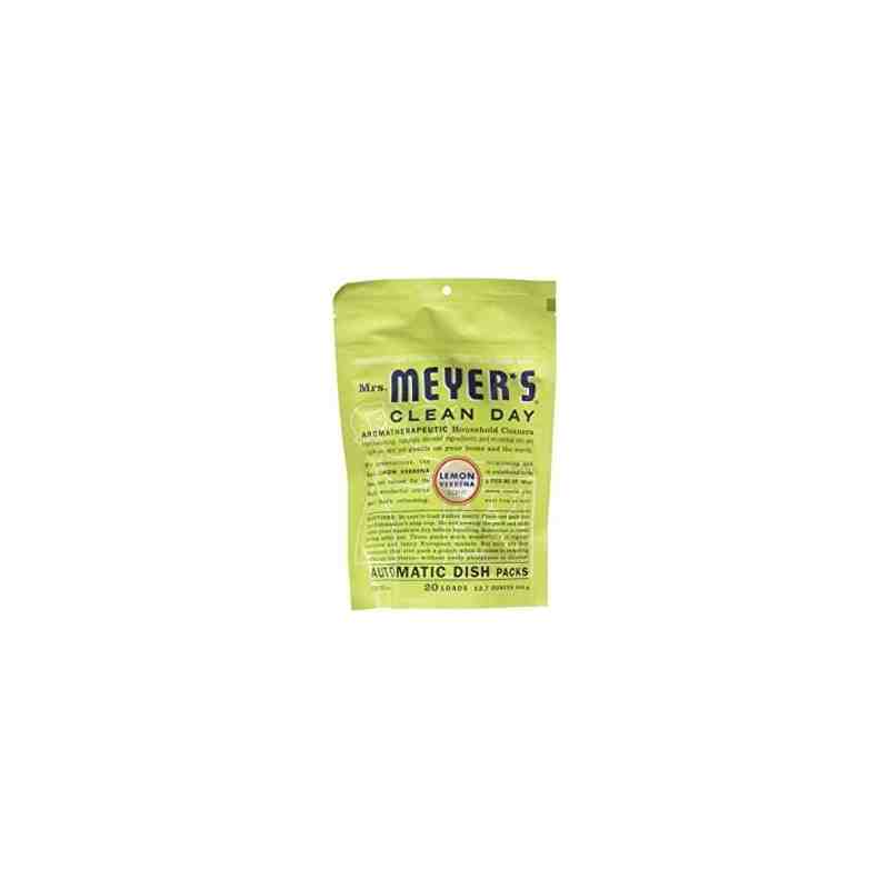 SC JOHNSON 59200001697 Mrs.Meyers Auto Dish Packs - LemonVerbena - 6/20ct, Case: 6 x 20ct - [DefendUse.com] - 59200001697 - Mrs.